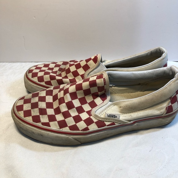 Vans Checkerboard Sneakers, used condition Men’s 7.5 Women’s 9 - Picture 3 of 14